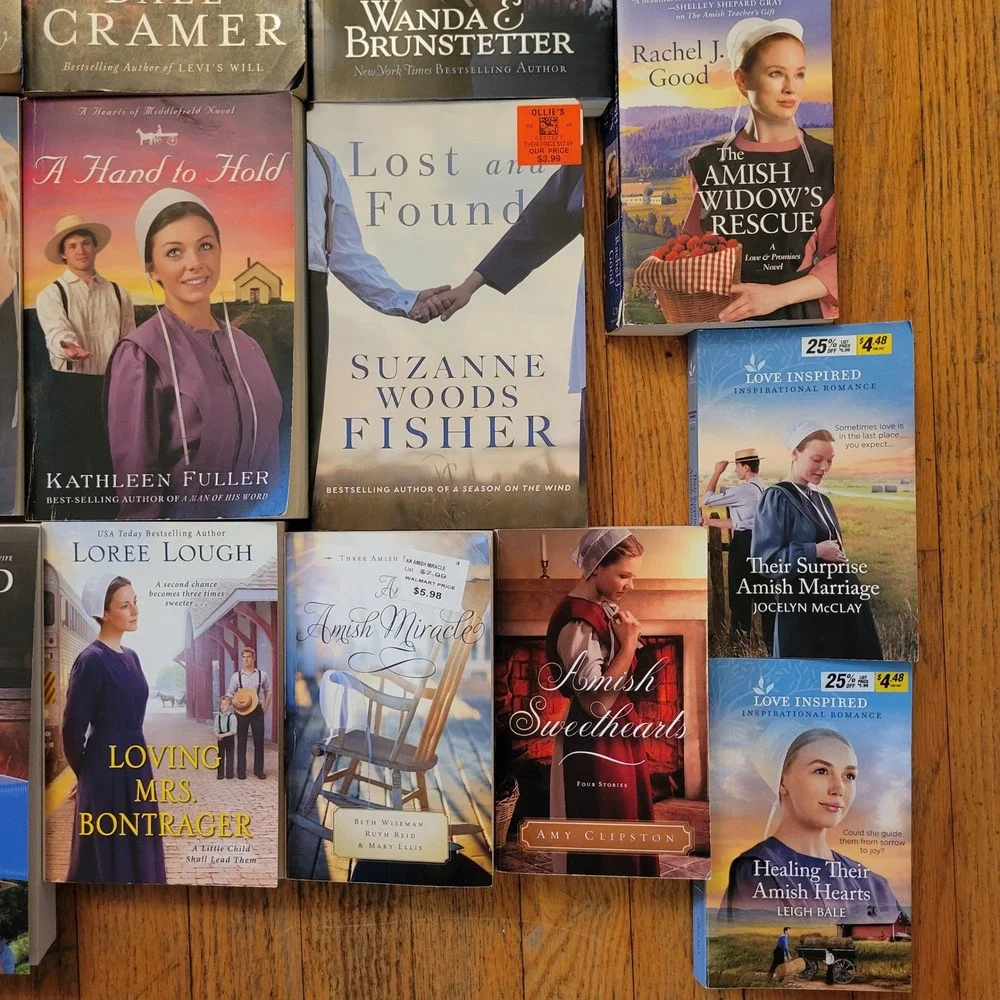 31 Amish Fiction Book Lot Brunstetter Woodsmall Fuller Fisher Christian Romance